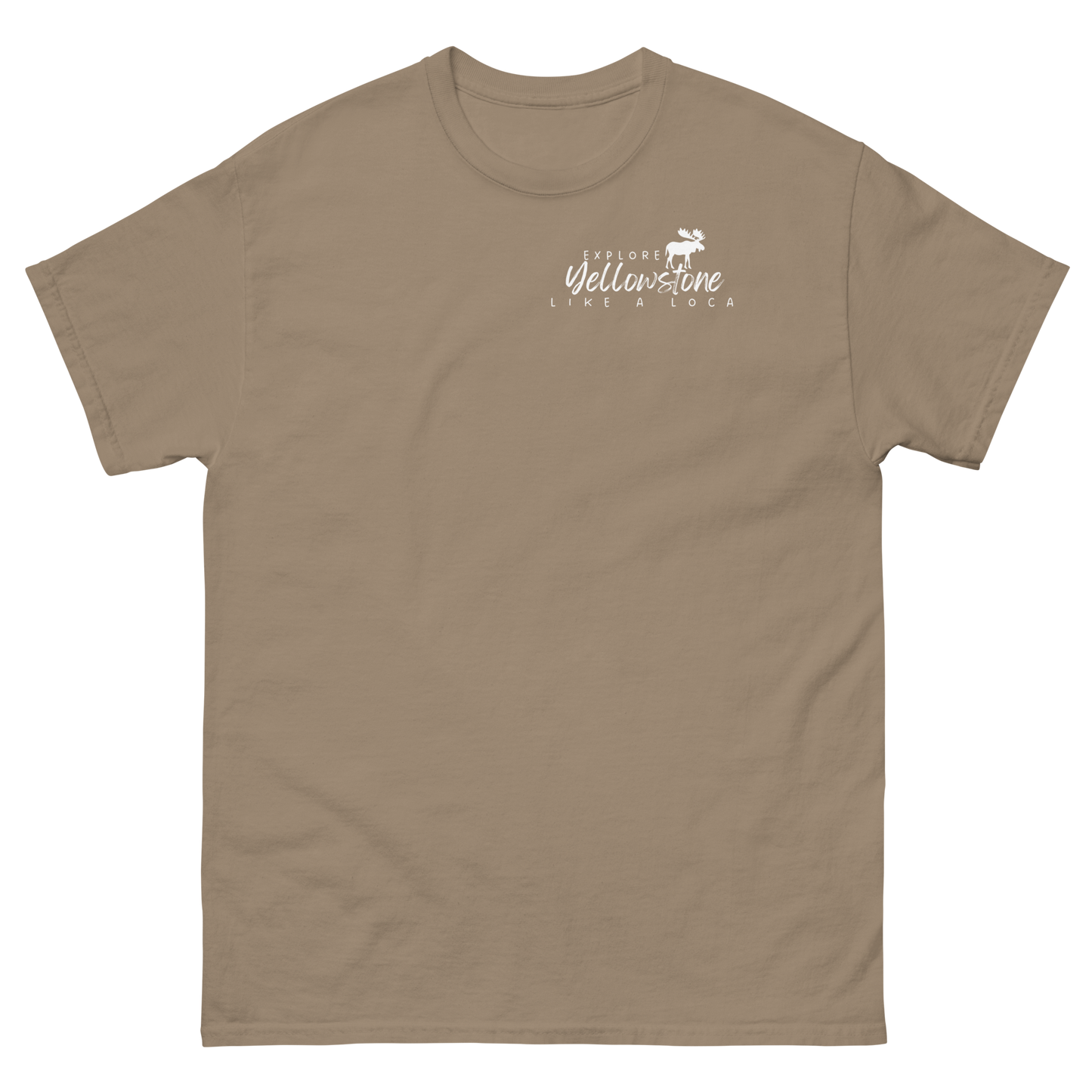 Explore Yellowstone Like a Local w/Grand Tetons Men's classic tee