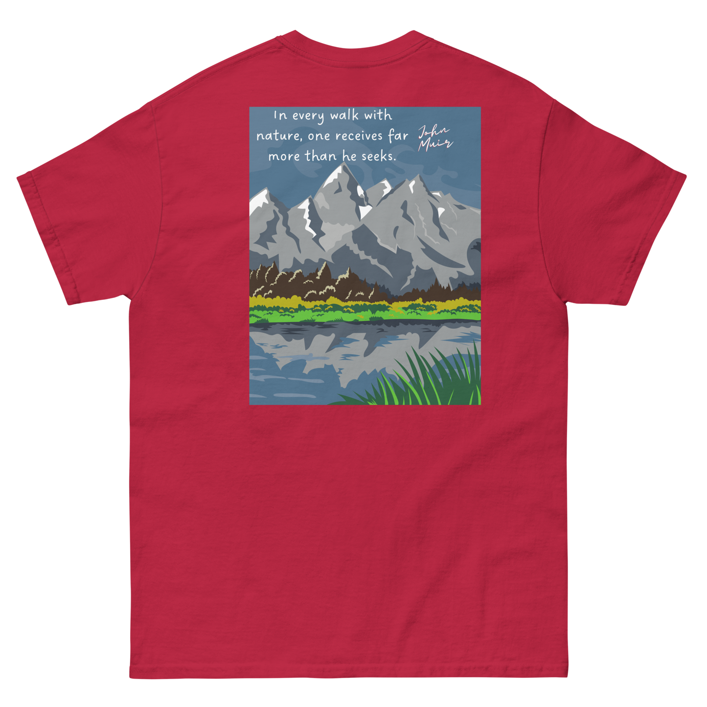 Explore Yellowstone Like a Local w/Grand Tetons Men's classic tee