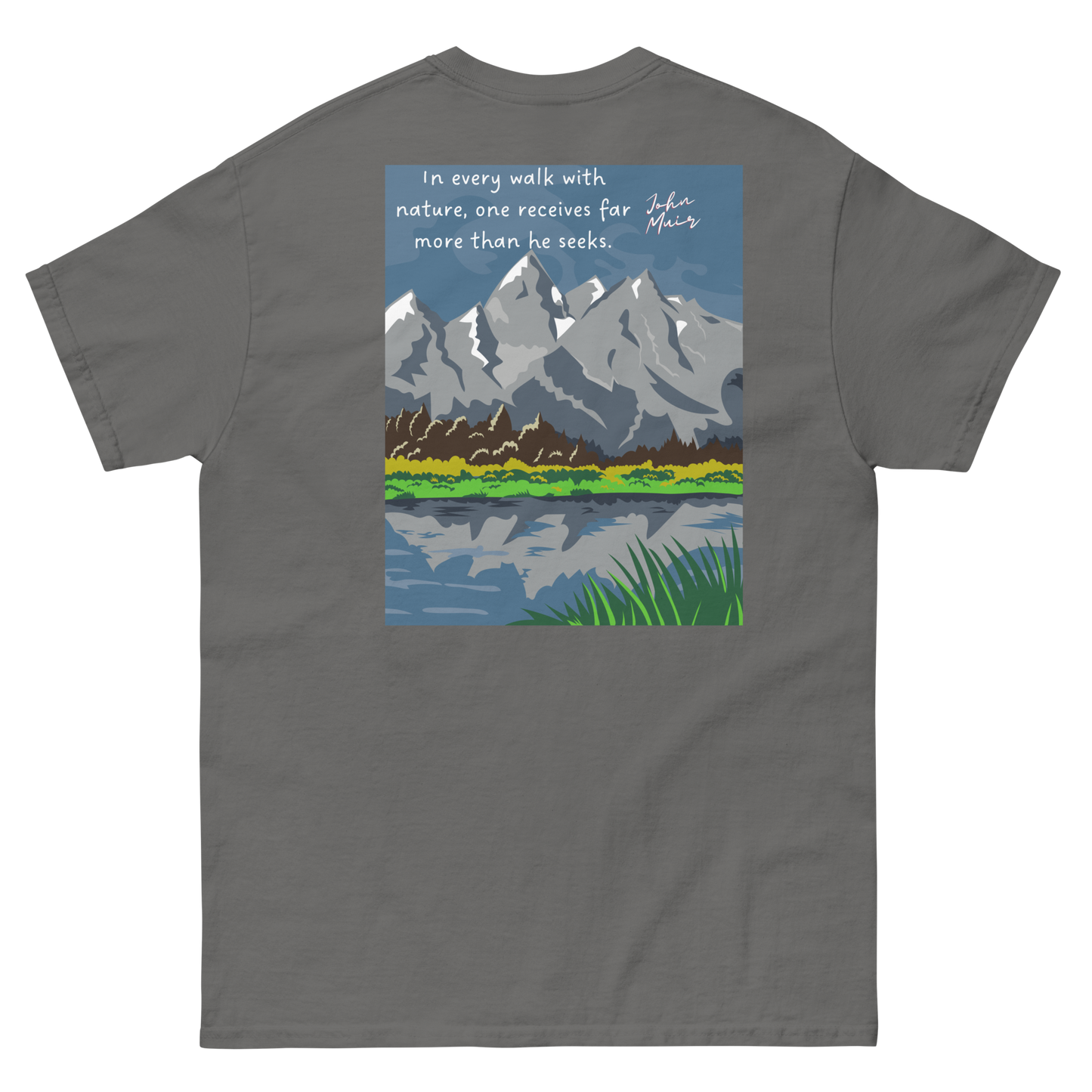 Explore Yellowstone Like a Local w/Grand Tetons Men's classic tee