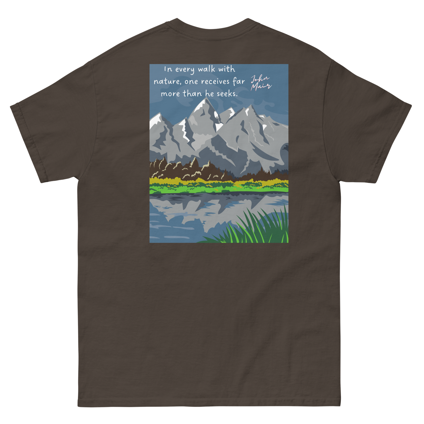 Explore Yellowstone Like a Local w/Grand Tetons Men's classic tee