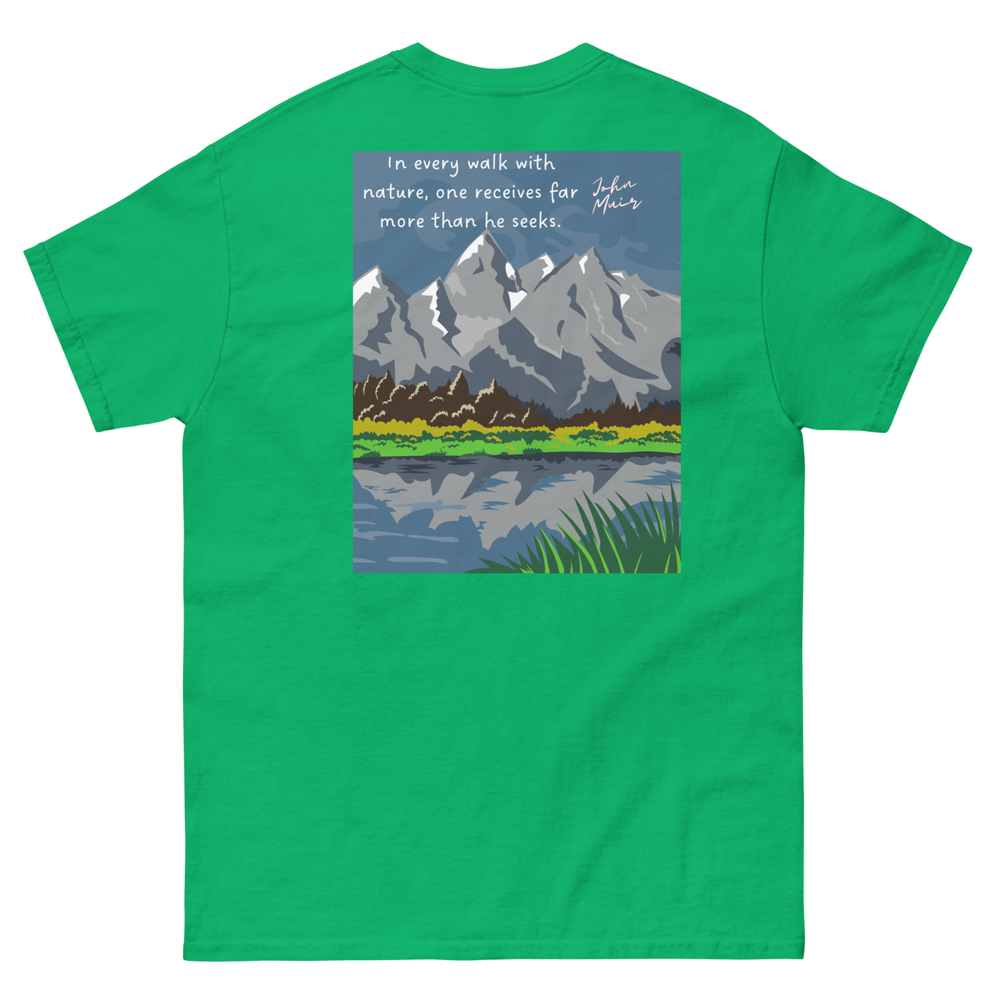 Explore Yellowstone Like a Local w/Grand Tetons Men's classic tee