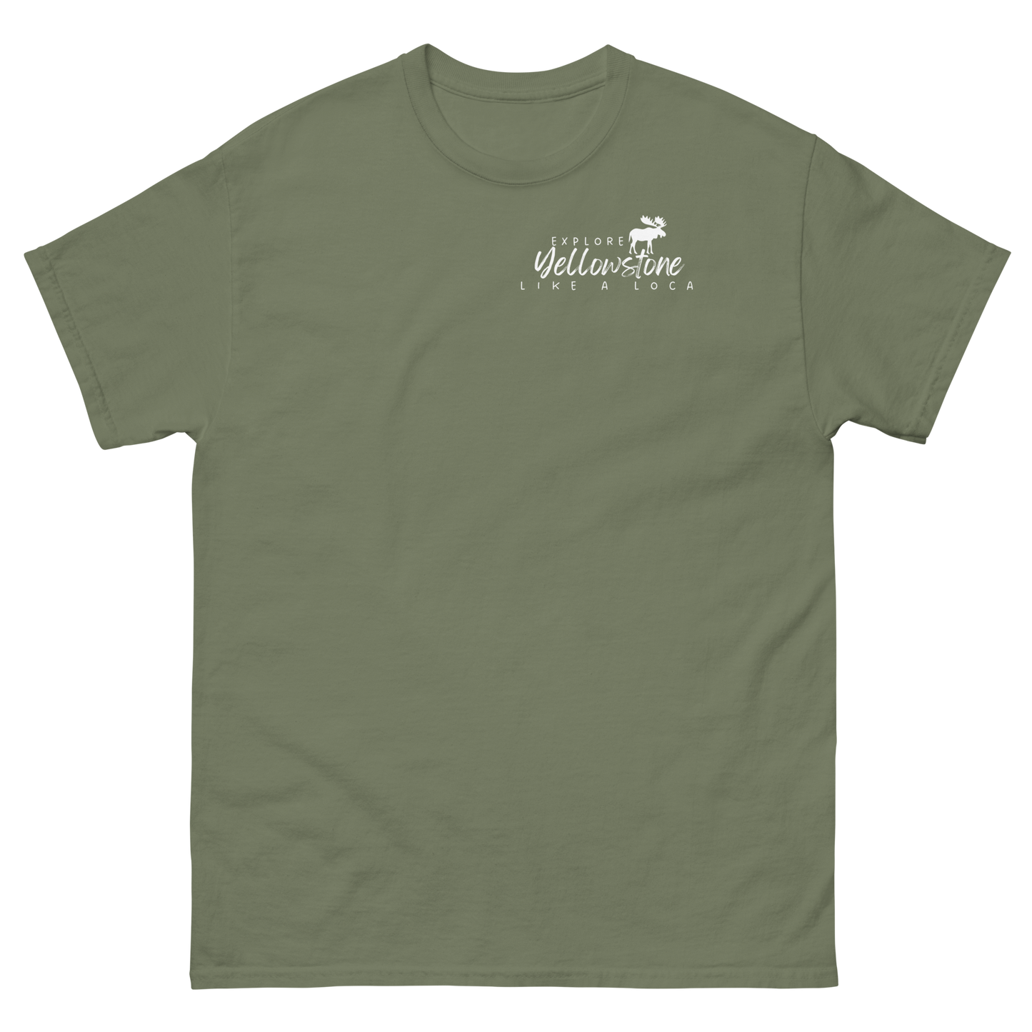 Explore Yellowstone Like a Local w/Grand Tetons Men's classic tee