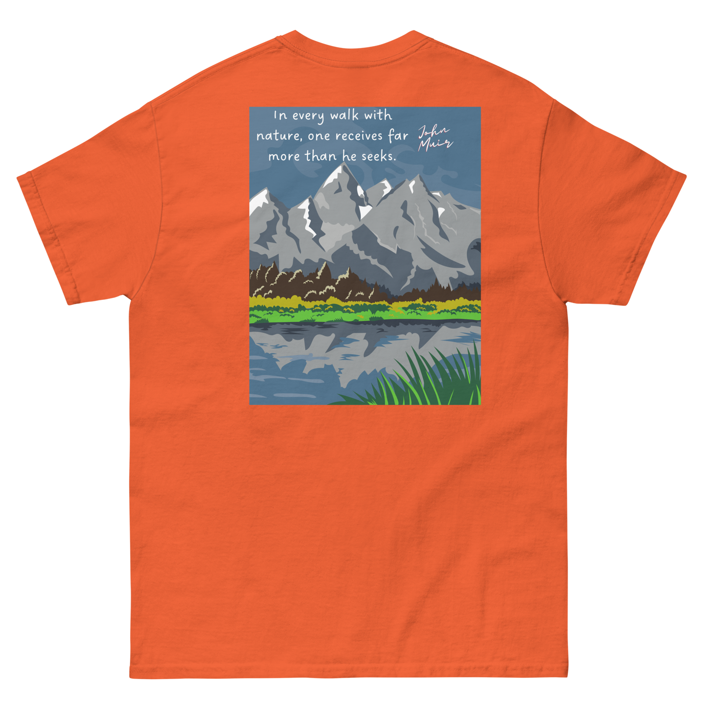 Explore Yellowstone Like a Local w/Grand Tetons Men's classic tee