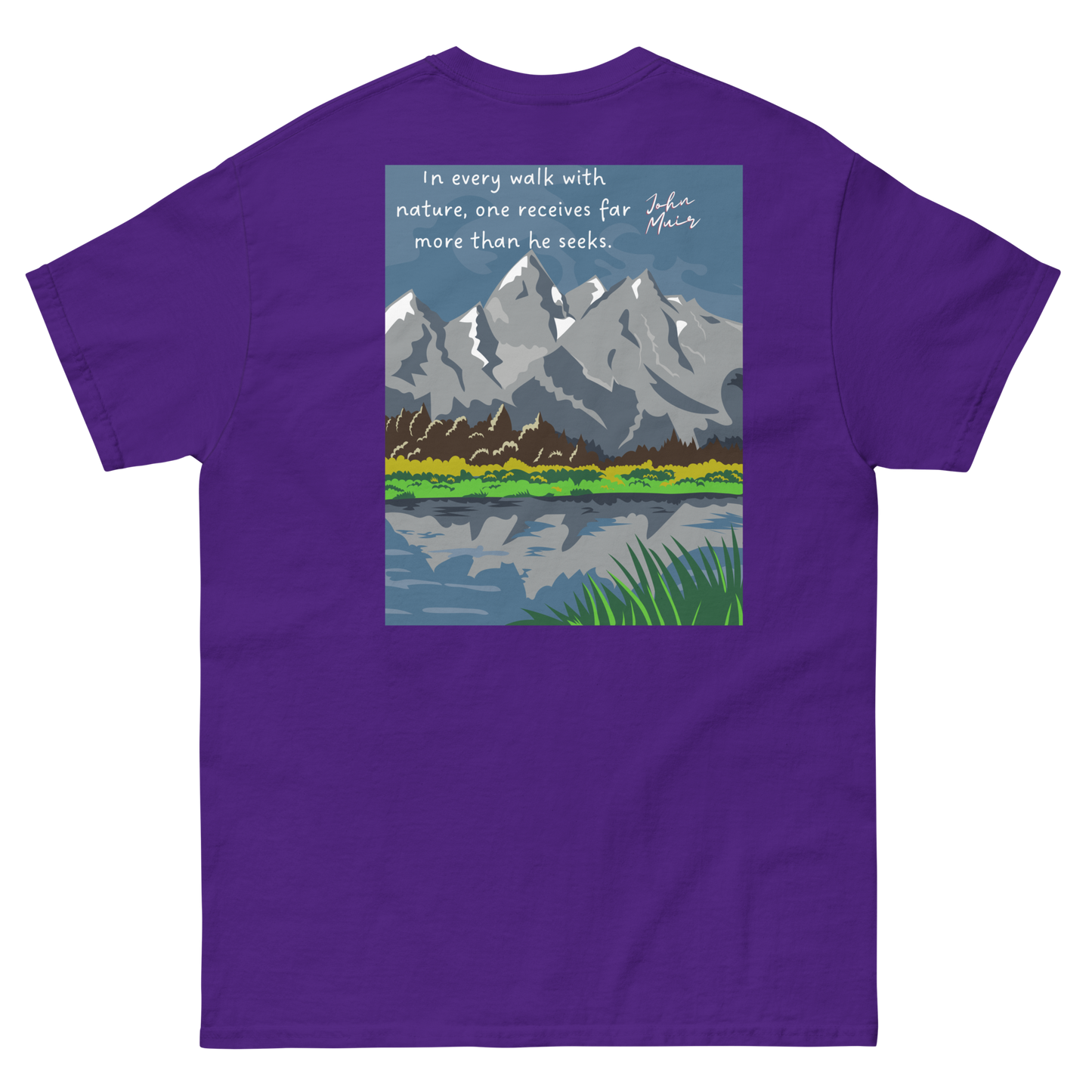 Explore Yellowstone Like a Local w/Grand Tetons Men's classic tee