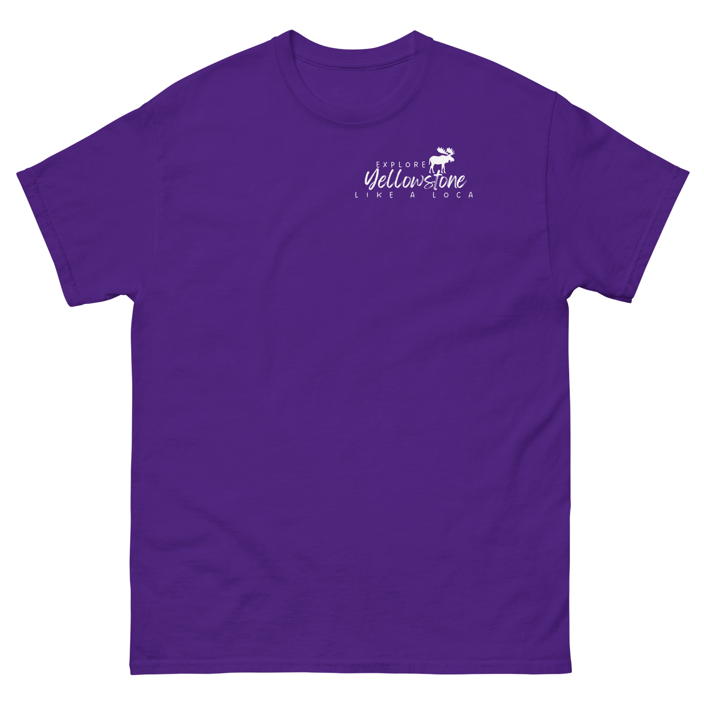 Explore Yellowstone Like a Local w/Grand Tetons Men's classic tee