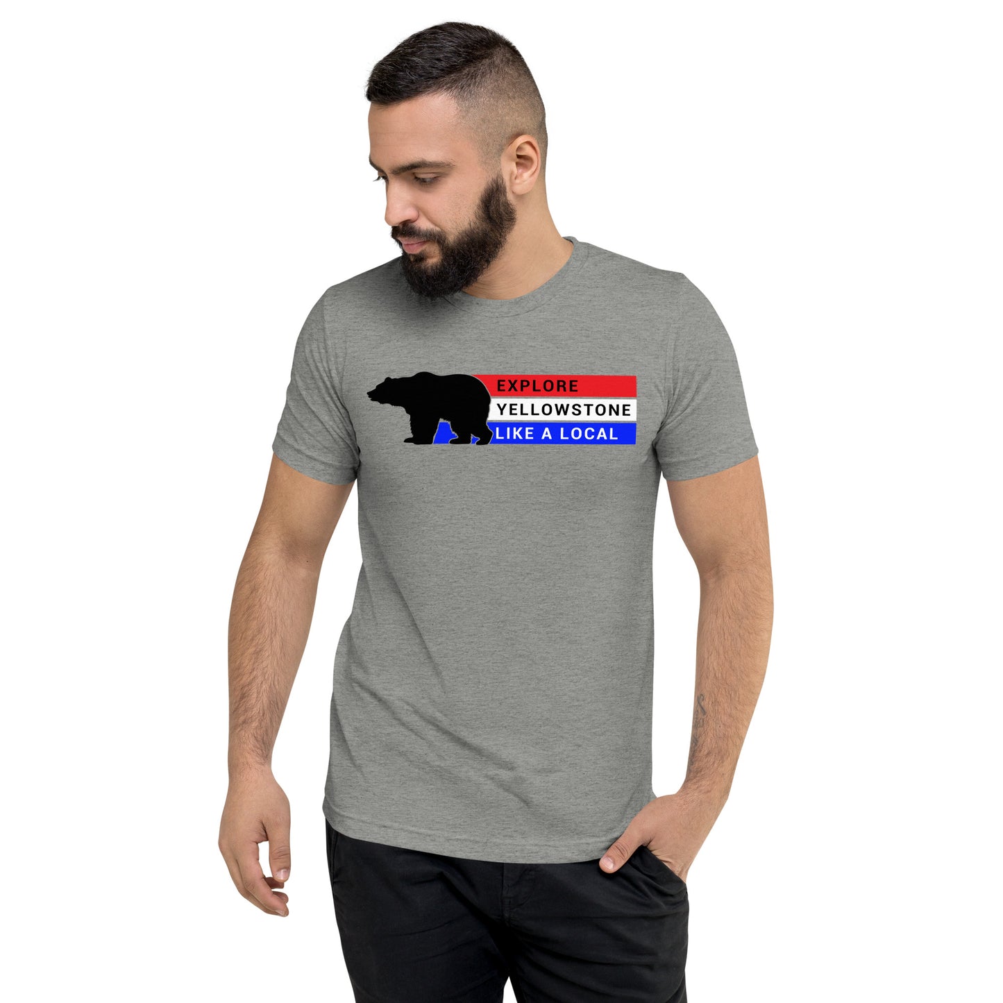 Explore Yellowstone Like a Local Patriotic Short sleeve t-shirt
